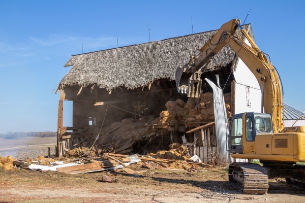 Barn Demolition in Bainbridge Island