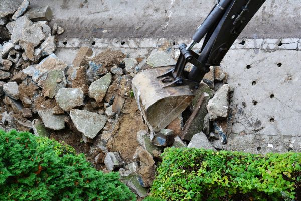 Concrete Pathway Removal in Bainbridge Island