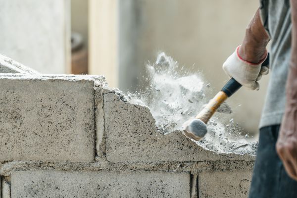 Block Wall Demolition in Bainbridge Island